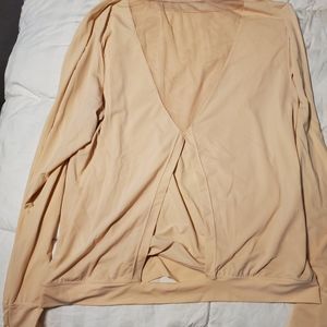 Zyia long sleeve peach shirt